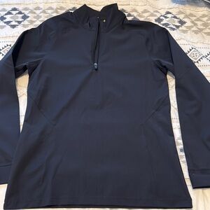 Sleek Black Long-Sleeve Top